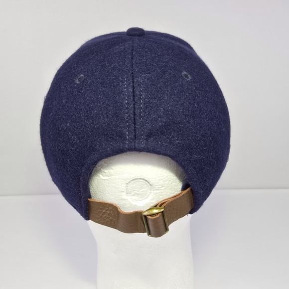 Vintage Georgia Tech Yellow Jackets Wool Leather Strapback Hat - Picture 5 of 7